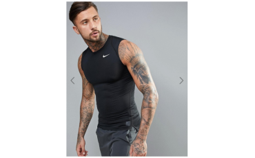 Nike Training Compression Vest In Black 703092-010