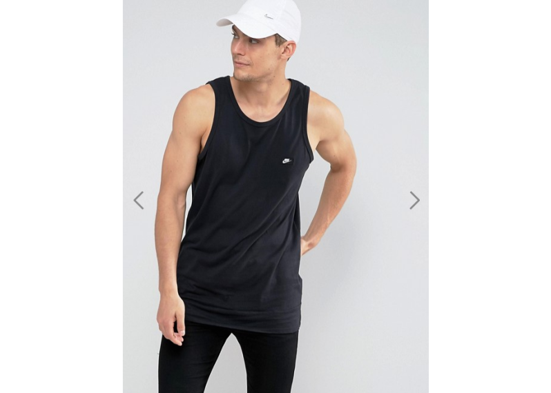 Nike Modern Basic Vest In Black 886030-010