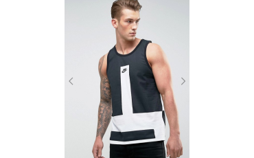 Nike Block Colour Vest In White 847589-101