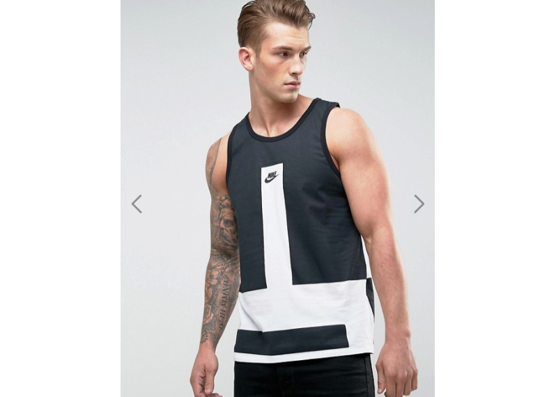 Nike Block Colour Vest In White 847589-101