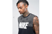 Nike AV15 Vest With Large Logo In Black 847648-010