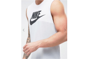 Nike Futura Logo Vest In White 847509-100