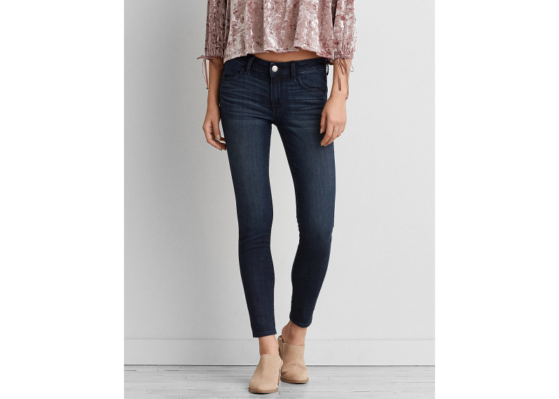 AEO JEGGING - Dark Indigo