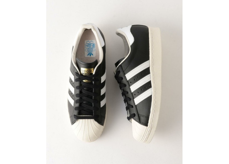 Adidas SUPERSTAR 80S - Black/White