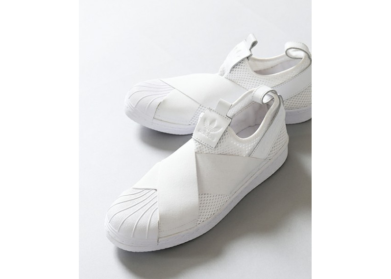 Adidas Superstar Slip On W mesh - White